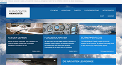 Desktop Screenshot of flightcenter-hannover.de