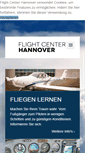 Mobile Screenshot of flightcenter-hannover.de
